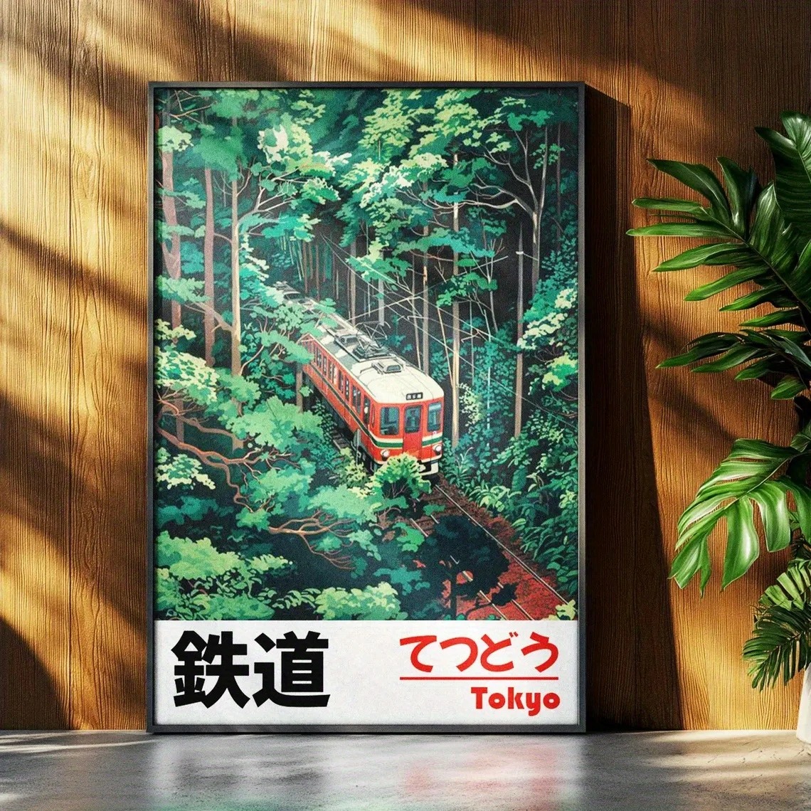 Home Bathroom Pictures - Retro Japanese Landscape Canvas Printing Asian