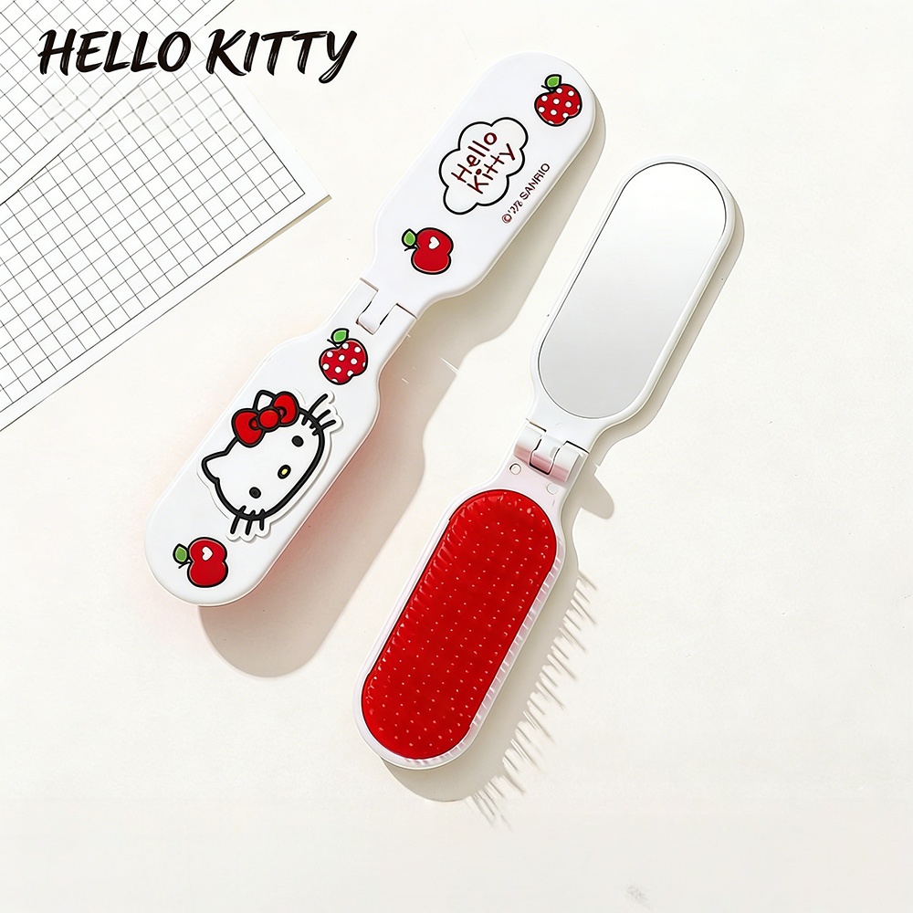 Home Theater Bathroom - Sanrio Foldable Hair Comb with Mirror