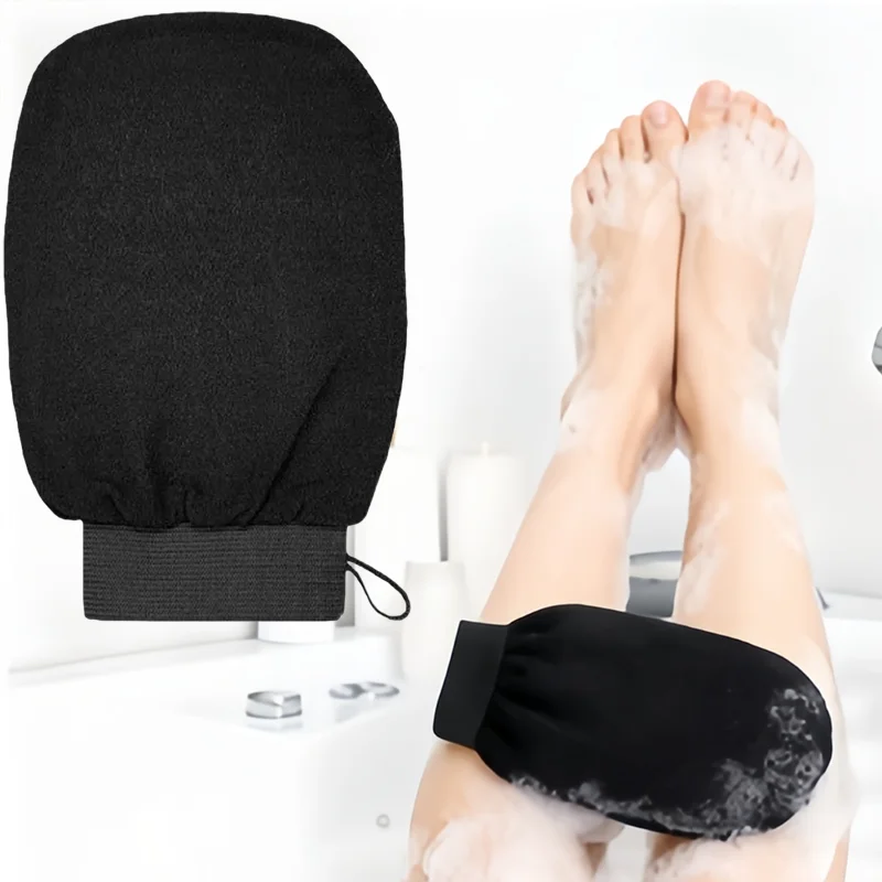 Home Bathroom Gadgets - Hammam Exfoliating Shower Gloves Painless Remove