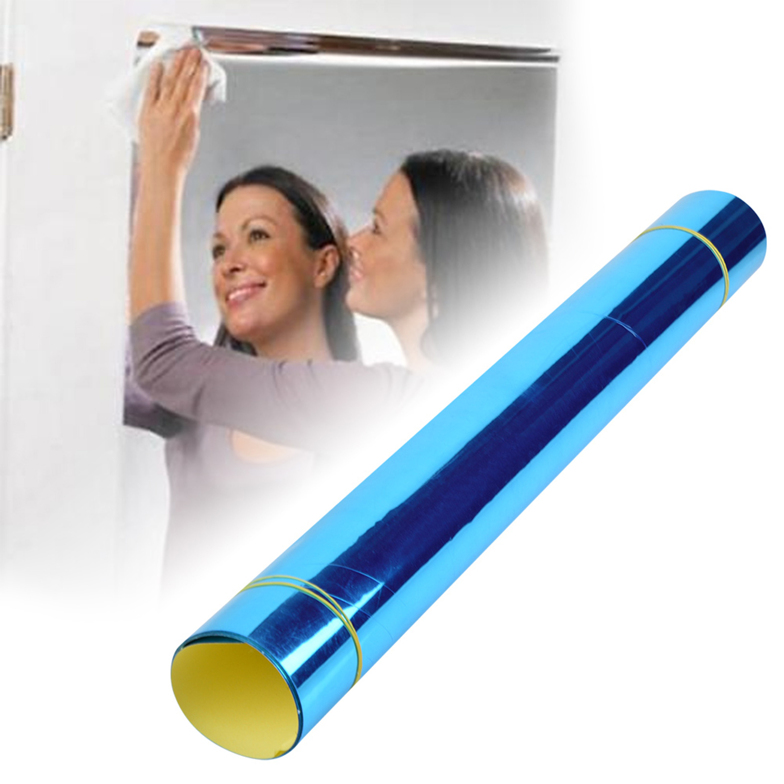 Home Theater Bathroom - 50*100cm Mirror Wall Sticker Bathroom Mirror