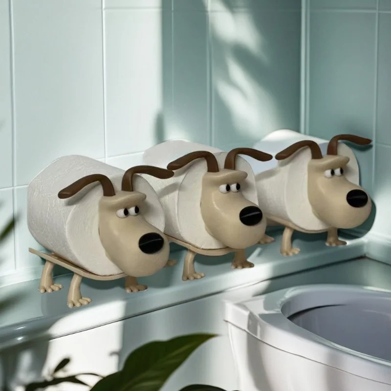 Toilet Paper Holder - Fun Dog Toilet Paper Holder Home