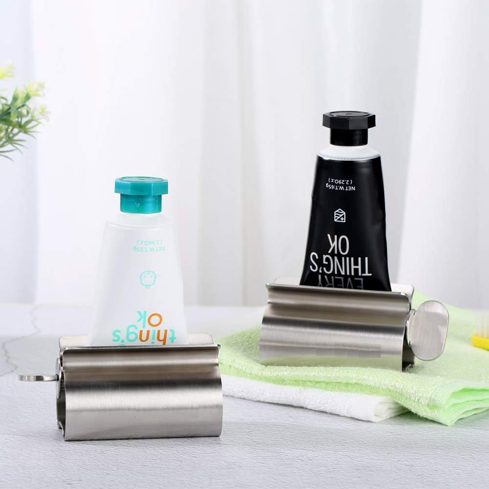 Home Bathroom Gadgets - 304 Stainless Steel Toothpaste Squeezer Manual