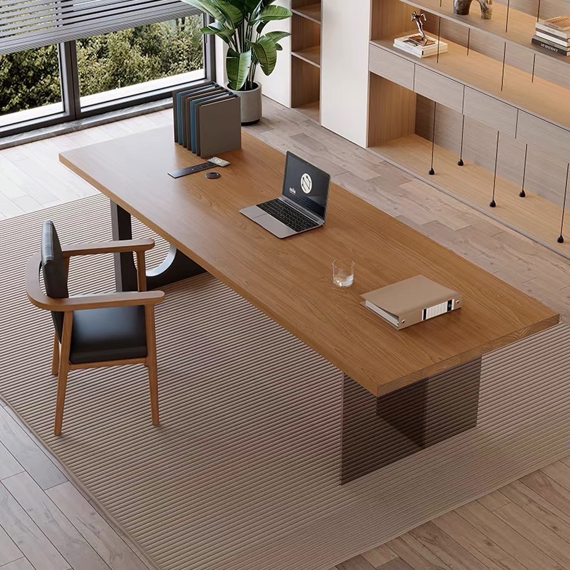 Home & Bathroom Building Products Pte Ltd - Italian Acrylic Floating Wooden Office Desk