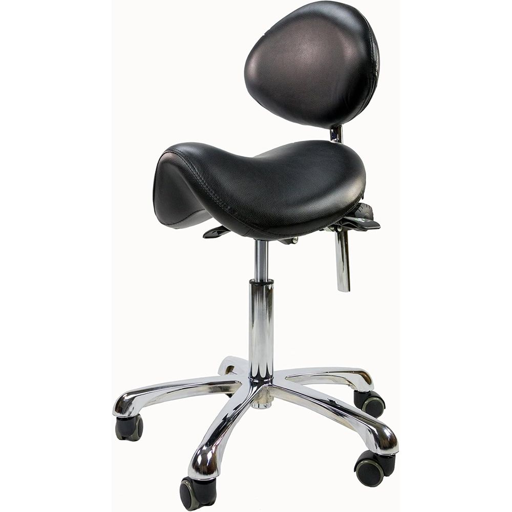 Home & Bathroom Building Products Pte Ltd - Ergonomic Rolling Swivel Stool with Adjustable
