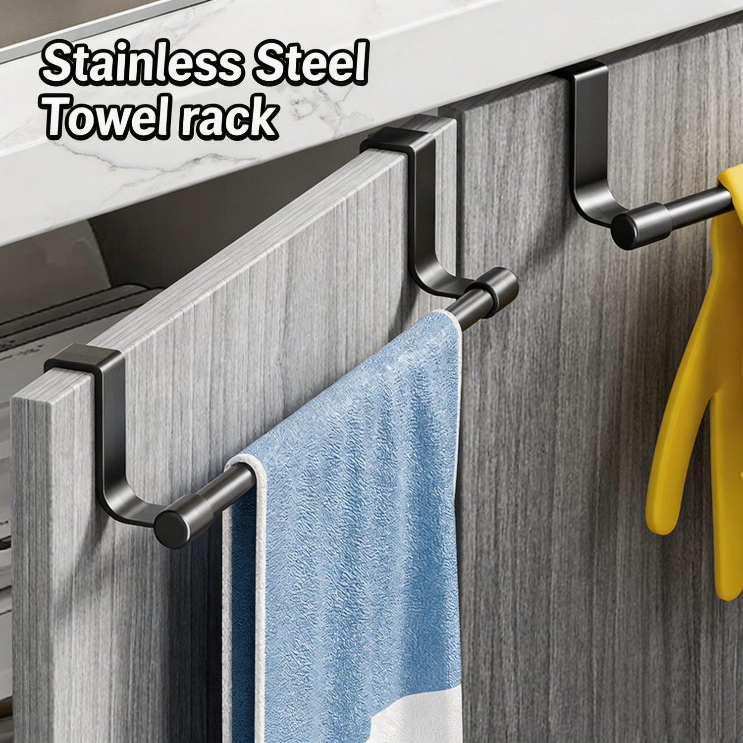 Home Goods Bathroom Cabinets - Towel Rod Steel Metal Wire Over