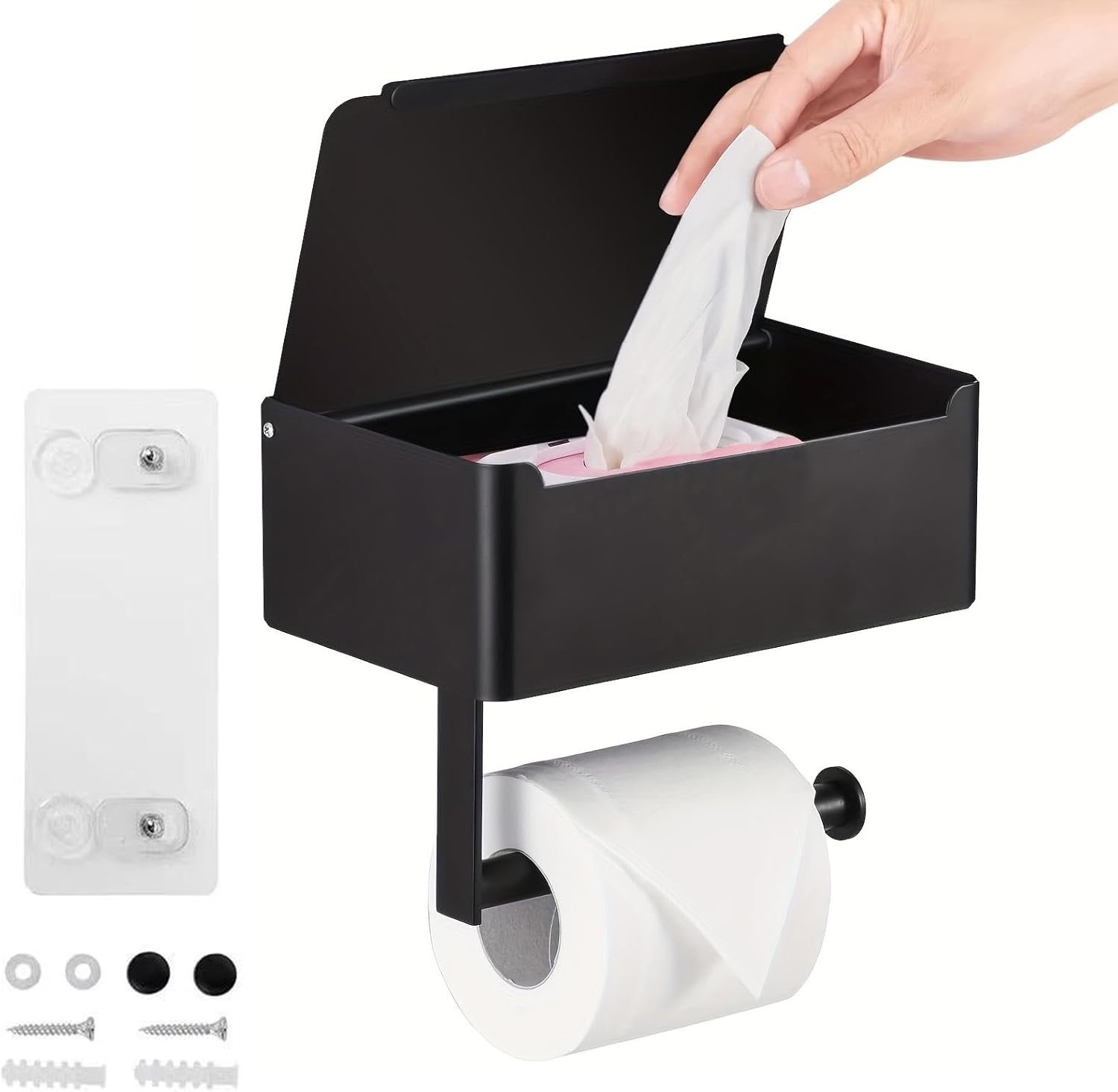 Toilet Paper Holder - Stainless Steel Toilet Paper Holder with
