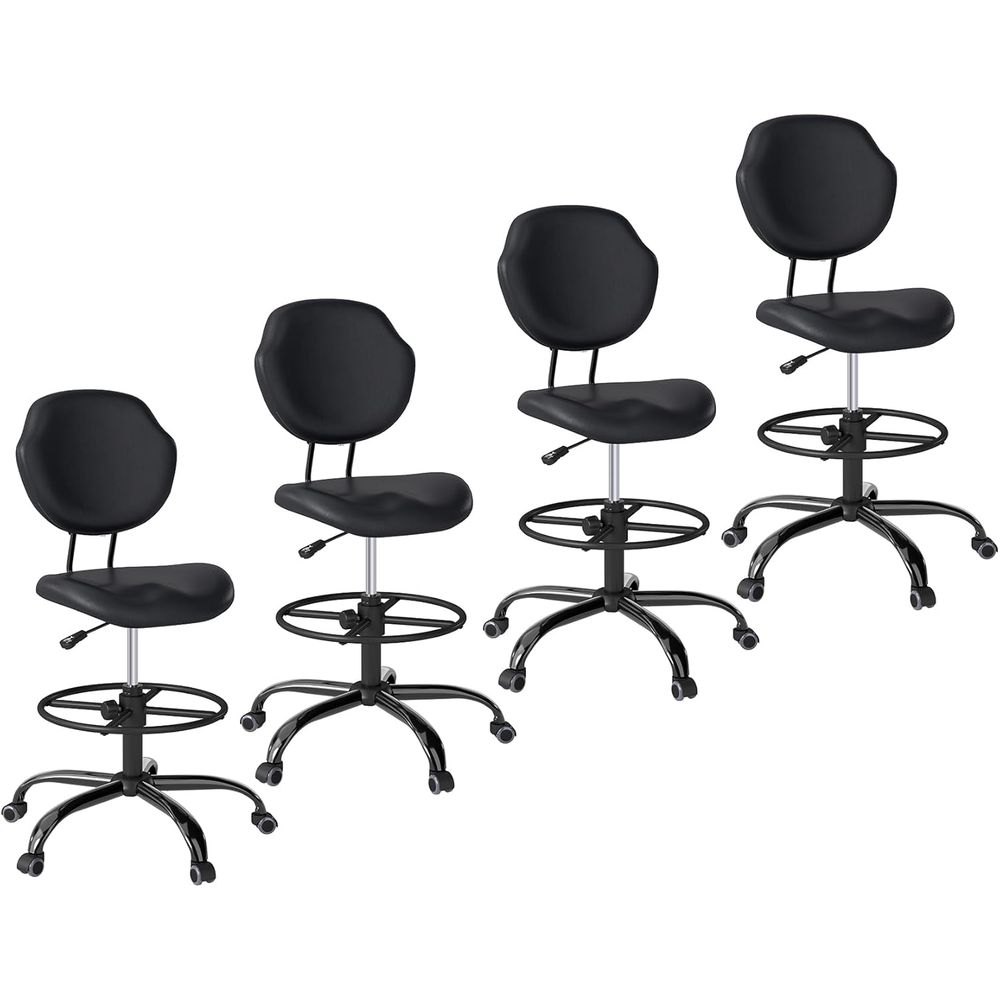 Home & Bathroom Building Products Pte Ltd - Ergonomic Swivel Chair with Lumbar Support,