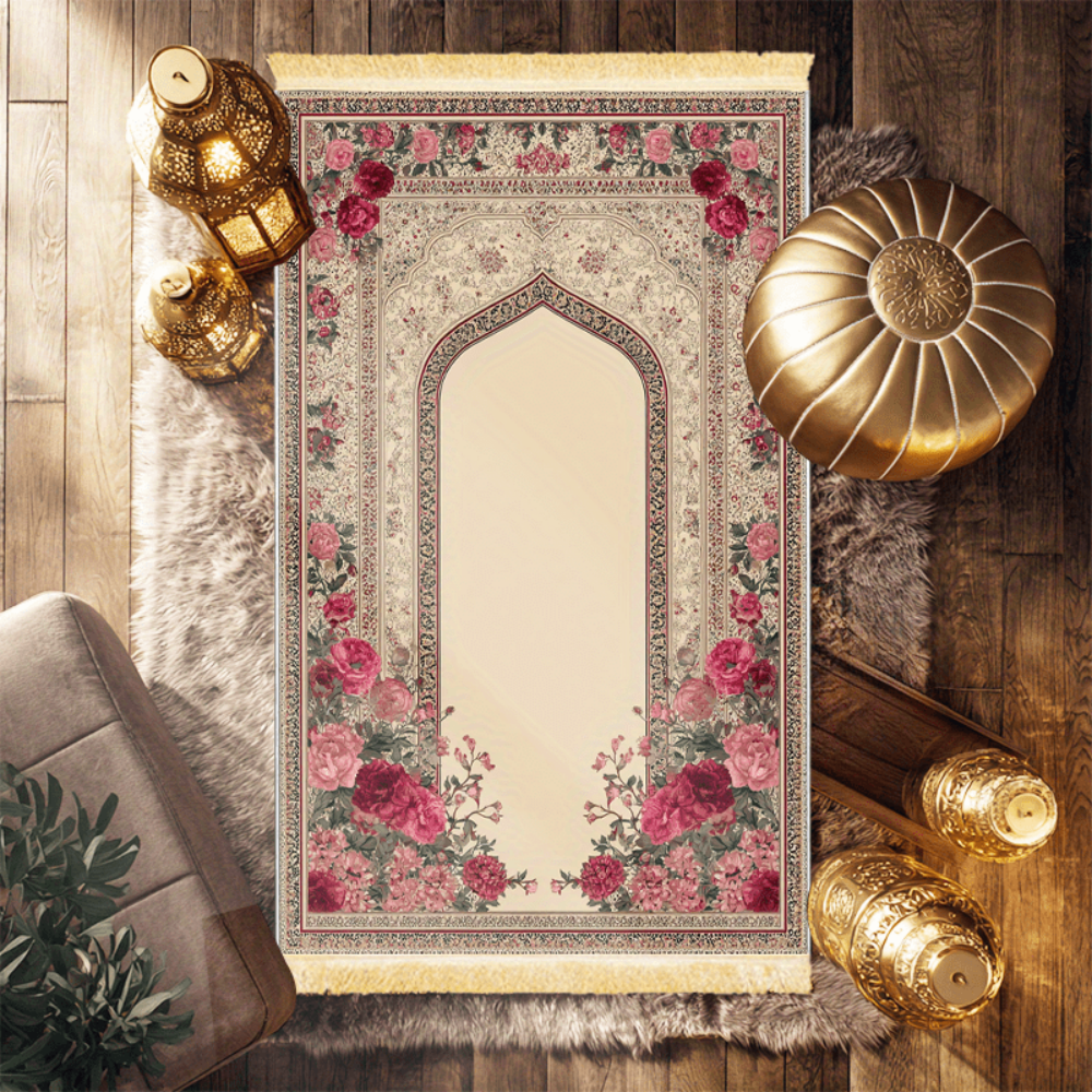 VIKAMA Islamic Prayer Mat With - огляд і ціна Home Bathroom Rugs