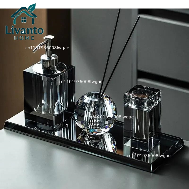 Crystal Glass Bathroom Accesso - огляд і ціна Glass Soap Dish