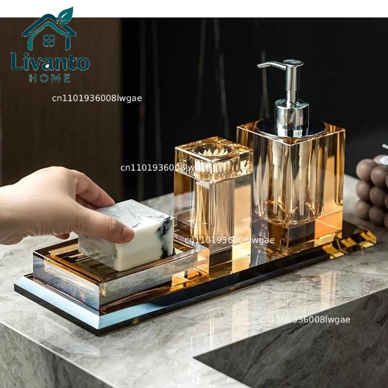 Crystal Glass Bathroom Accesso - огляд і ціна Glass Soap Dish