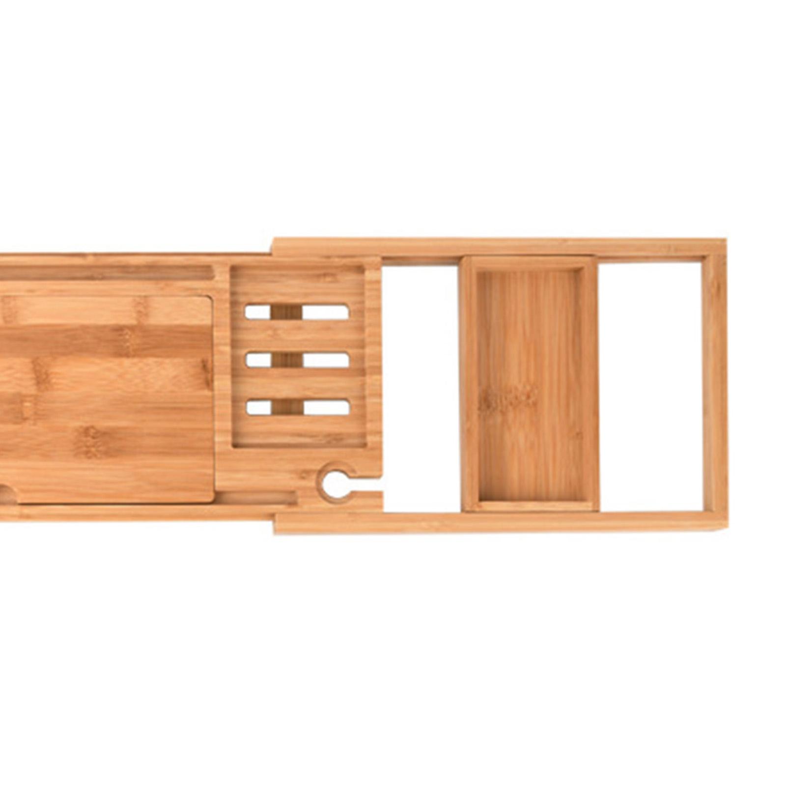 Premium Wooden Bathtub Caddy T - огляд і ціна Glass Soap Dish