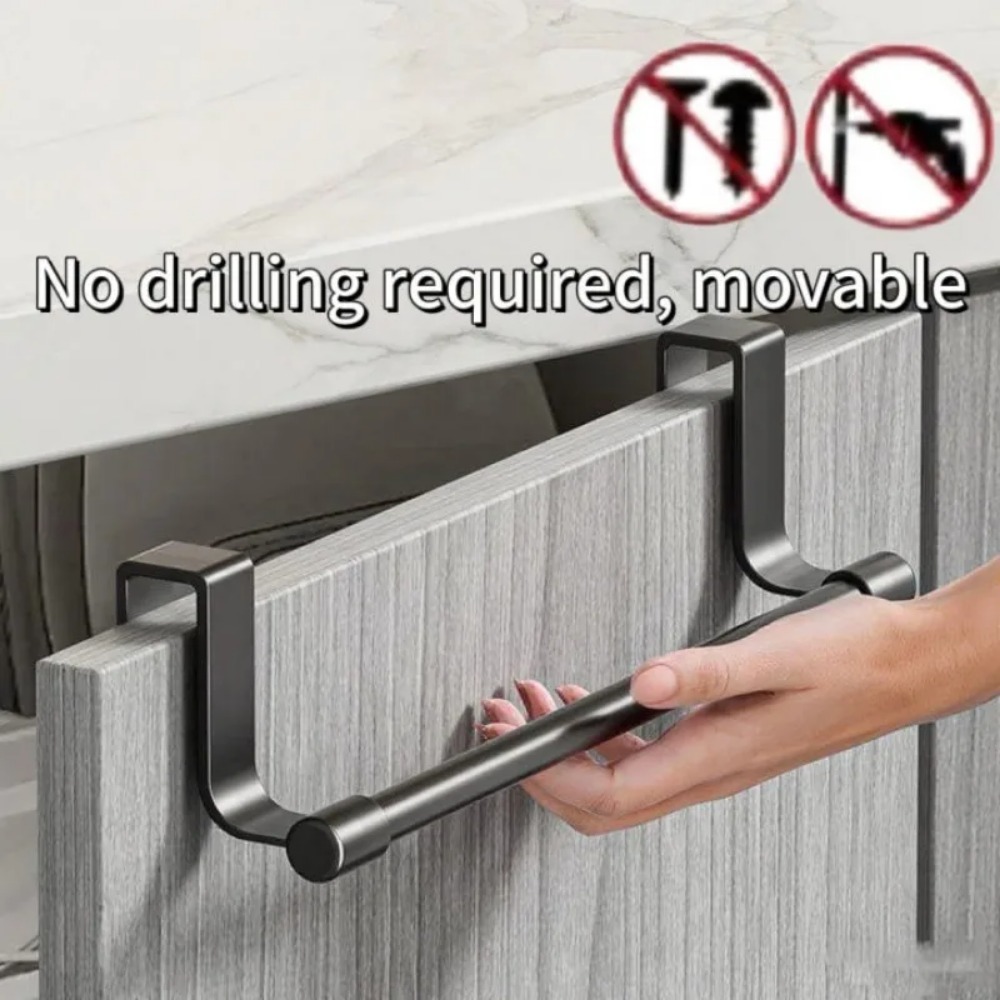 over Cabinet Towel Rack Steel  - огляд і ціна Home Goods Bathroom Cabinets