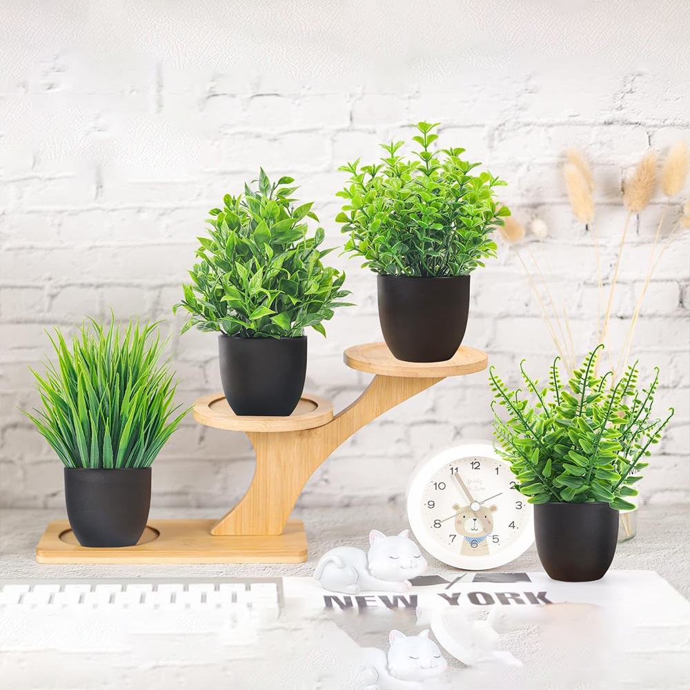 4 Packs Fake Plants Artificial - огляд і ціна Home Bathroom Gadgets