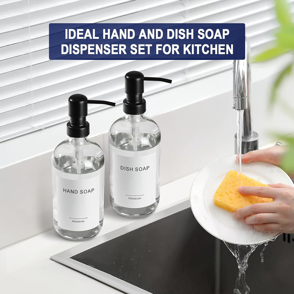 Clear Glass Soap Dispenser, Ba - огляд і ціна Glass Soap Dish