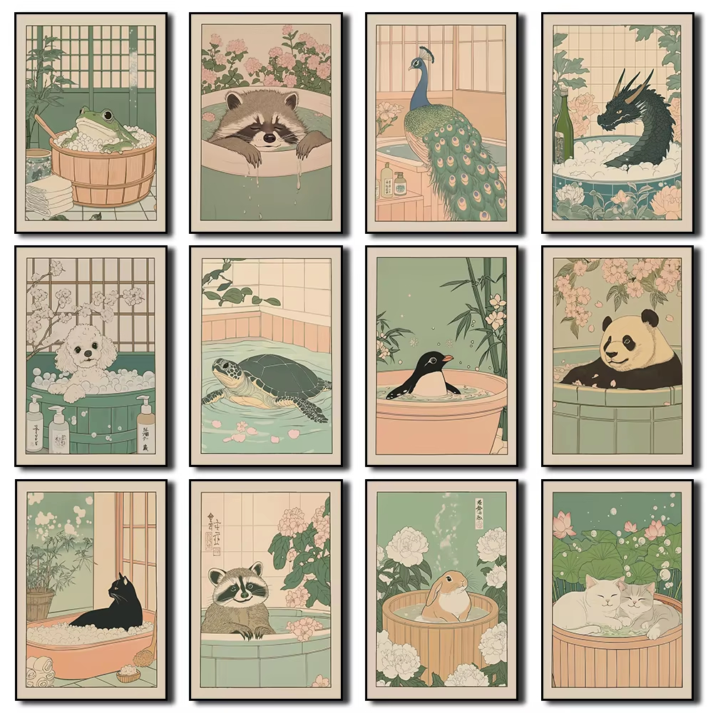 Japanese Bathroom Cute Animals - огляд і ціна Japanese Home Bathroom Design