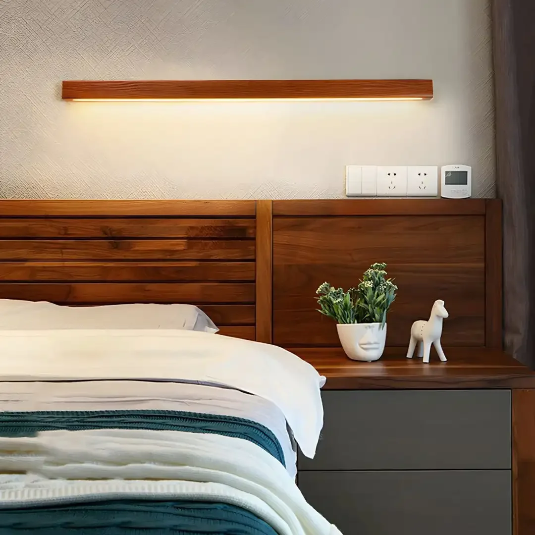 Japanese Wooden Slat Wall Lamp - огляд і ціна Japanese Home Bathroom Design