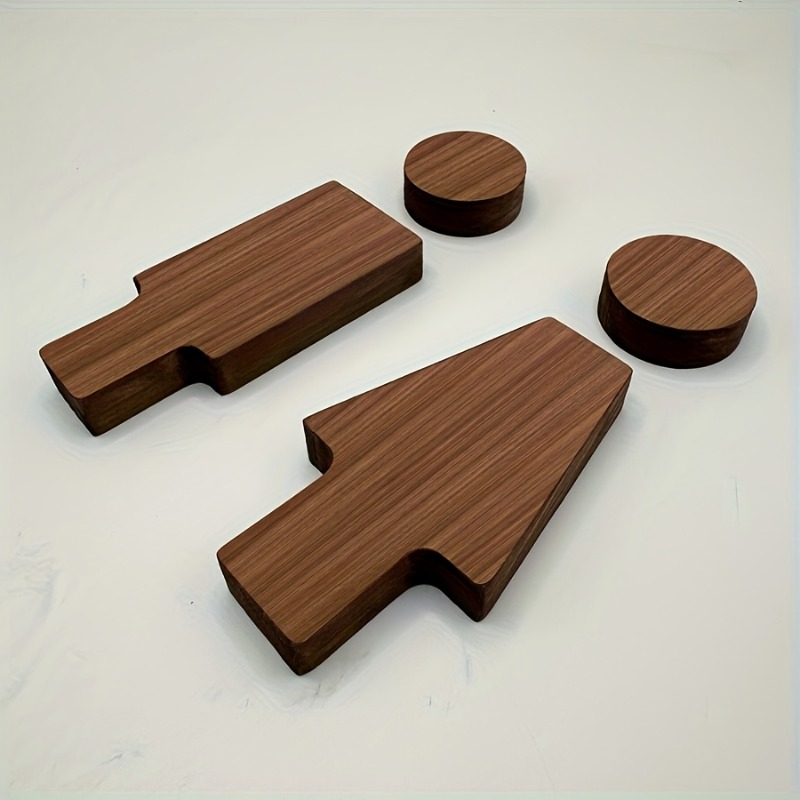 2PCS Wooden Bathroom Sign for  - огляд і ціна Home Bathroom Signs