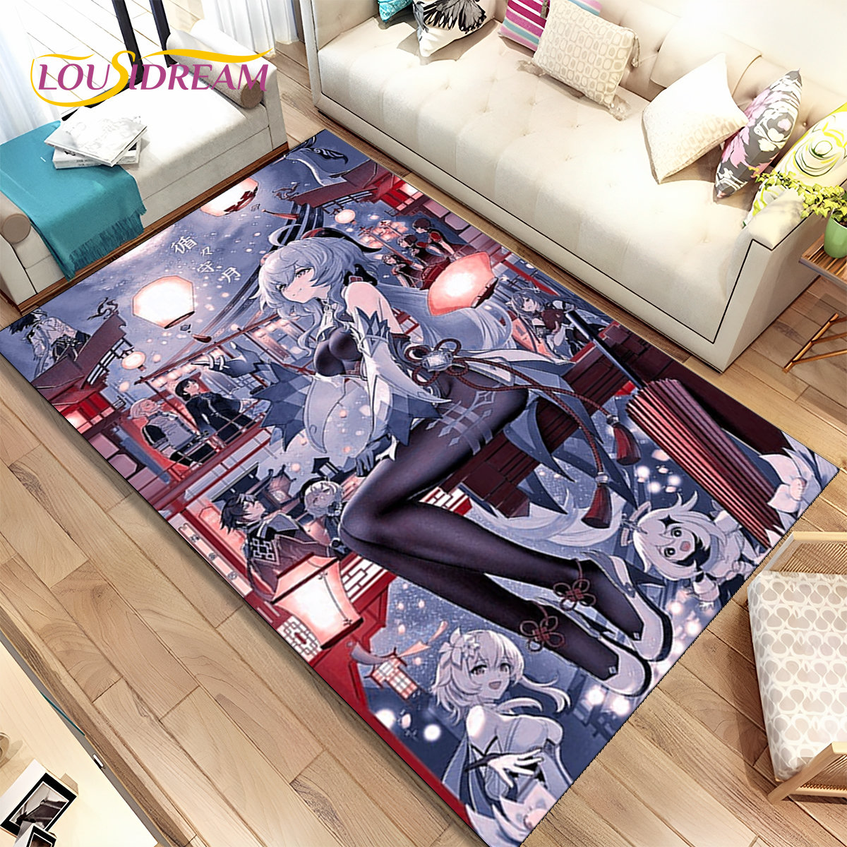 Genshin Impact Cartoon Game Ar - огляд і ціна Home Bathroom Rugs