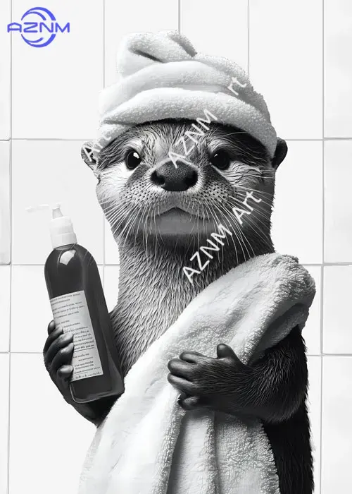 1PC Funny Otter Raccoon Bathro - огляд і ціна Home Bathroom Pictures