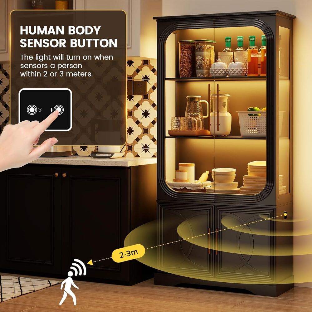 69 Tall Glass Display Cabinet  - огляд і ціна Home & Bathroom Building Products Pte Ltd