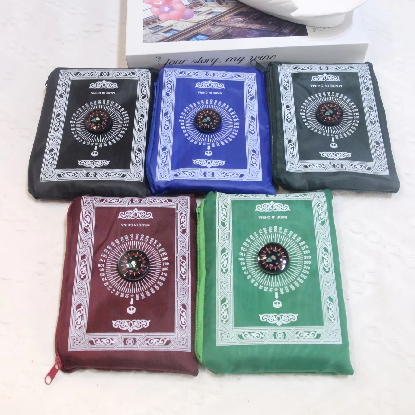 5pcs Portable Prayer Rug with  - огляд і ціна Home Bathroom Rugs
