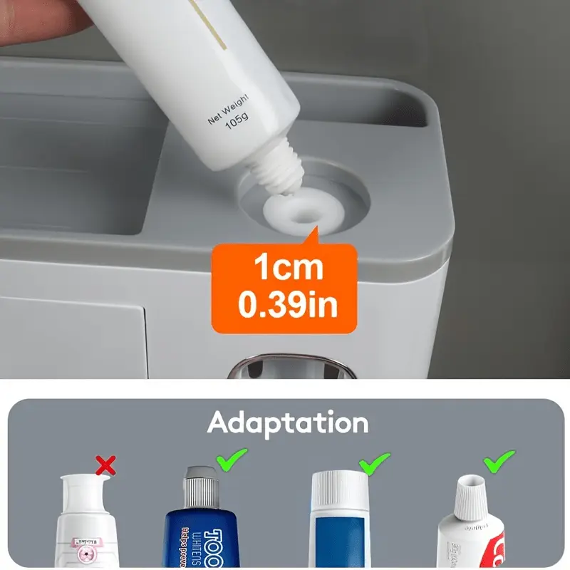 2-4 Cup Capacity Bathroom Toot - огляд і ціна Home Essentials Bathroom Storage