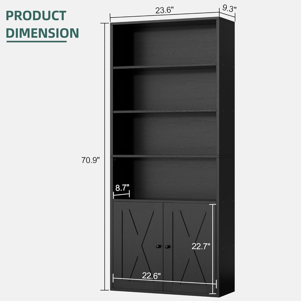 Industrial Bookshelf with Door - огляд і ціна Home & Bathroom Building Products Pte Ltd