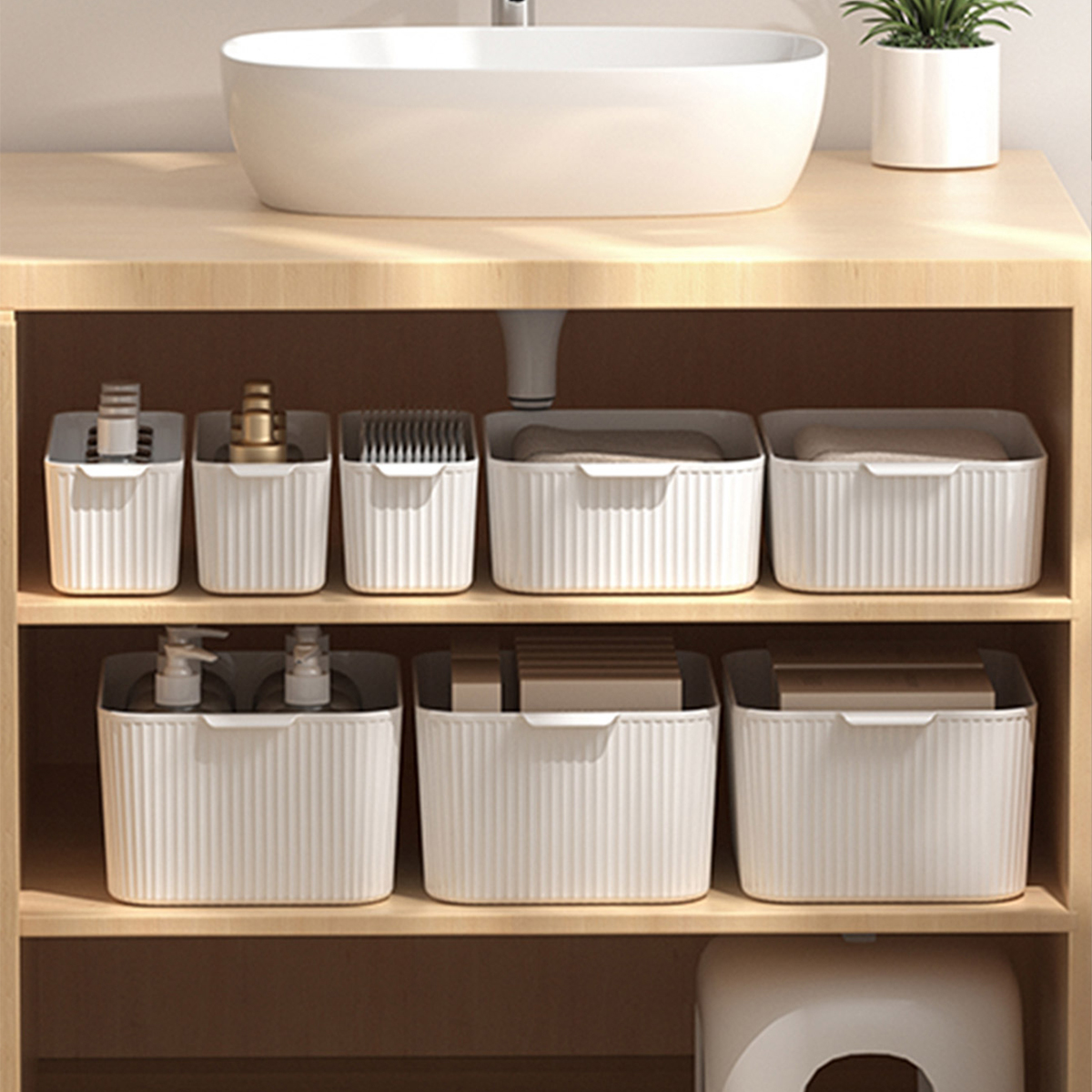 WORTHBUY Plastic Storage Box W - огляд і ціна Home Goods Bathroom Cabinets