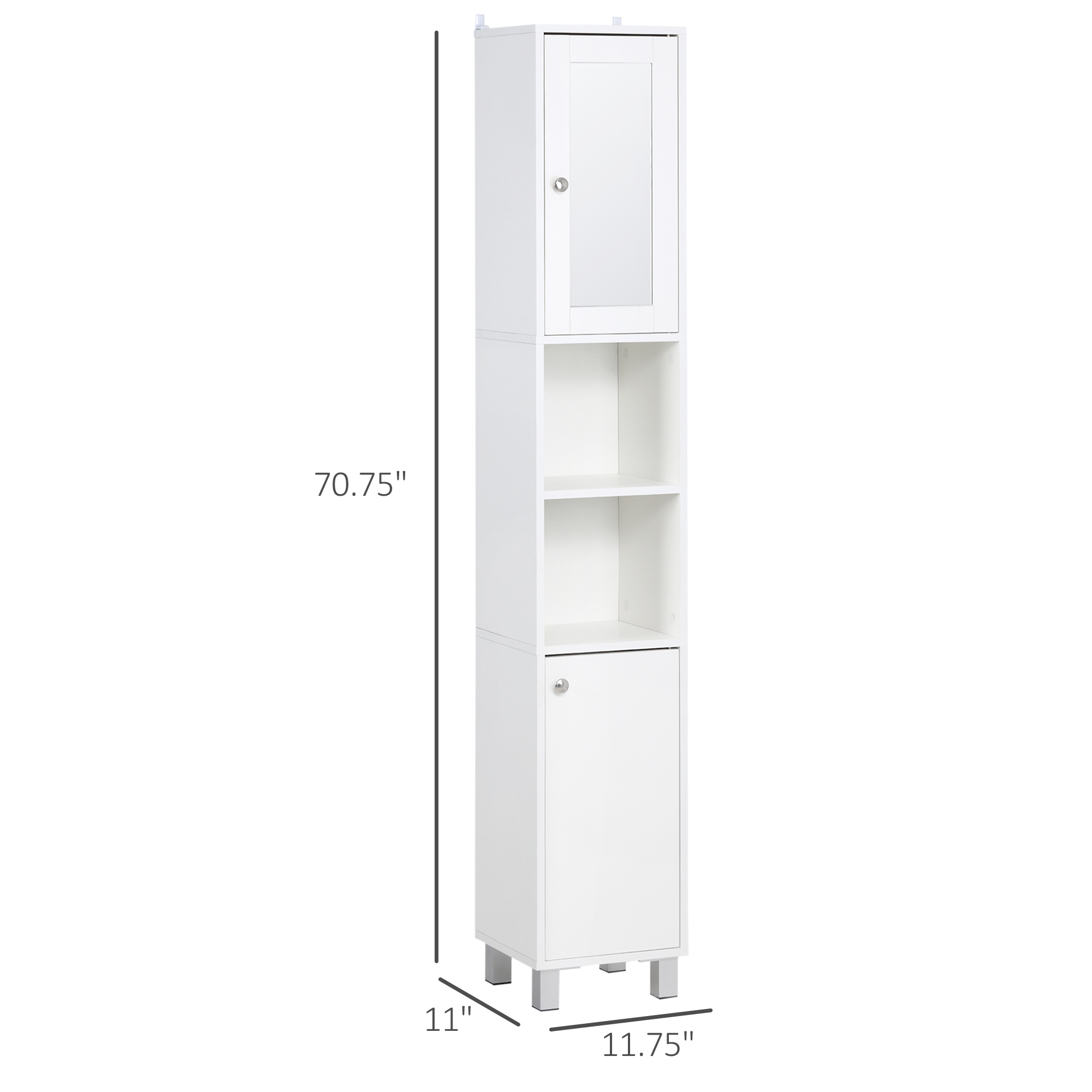 Kleankin Tall Bathroom Storage - огляд і ціна Home Theater Bathroom