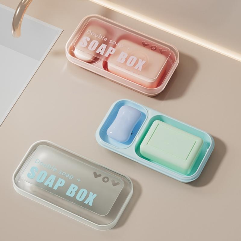 Double Compartment Soap Holder - огляд і ціна Home Essentials Bathroom Storage