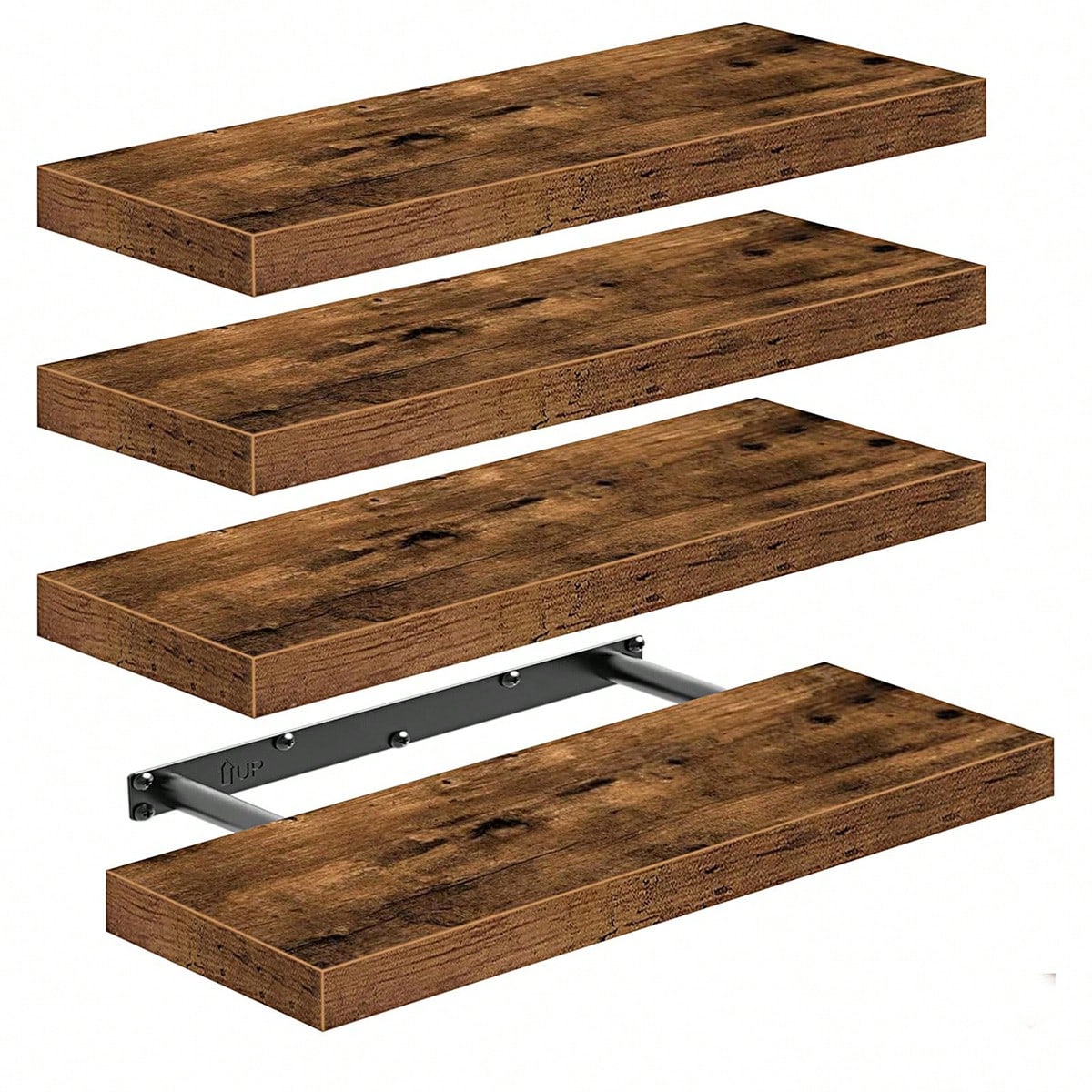4 Sets 15.8in Floating Shelves - огляд і ціна Home Essentials Bathroom Storage