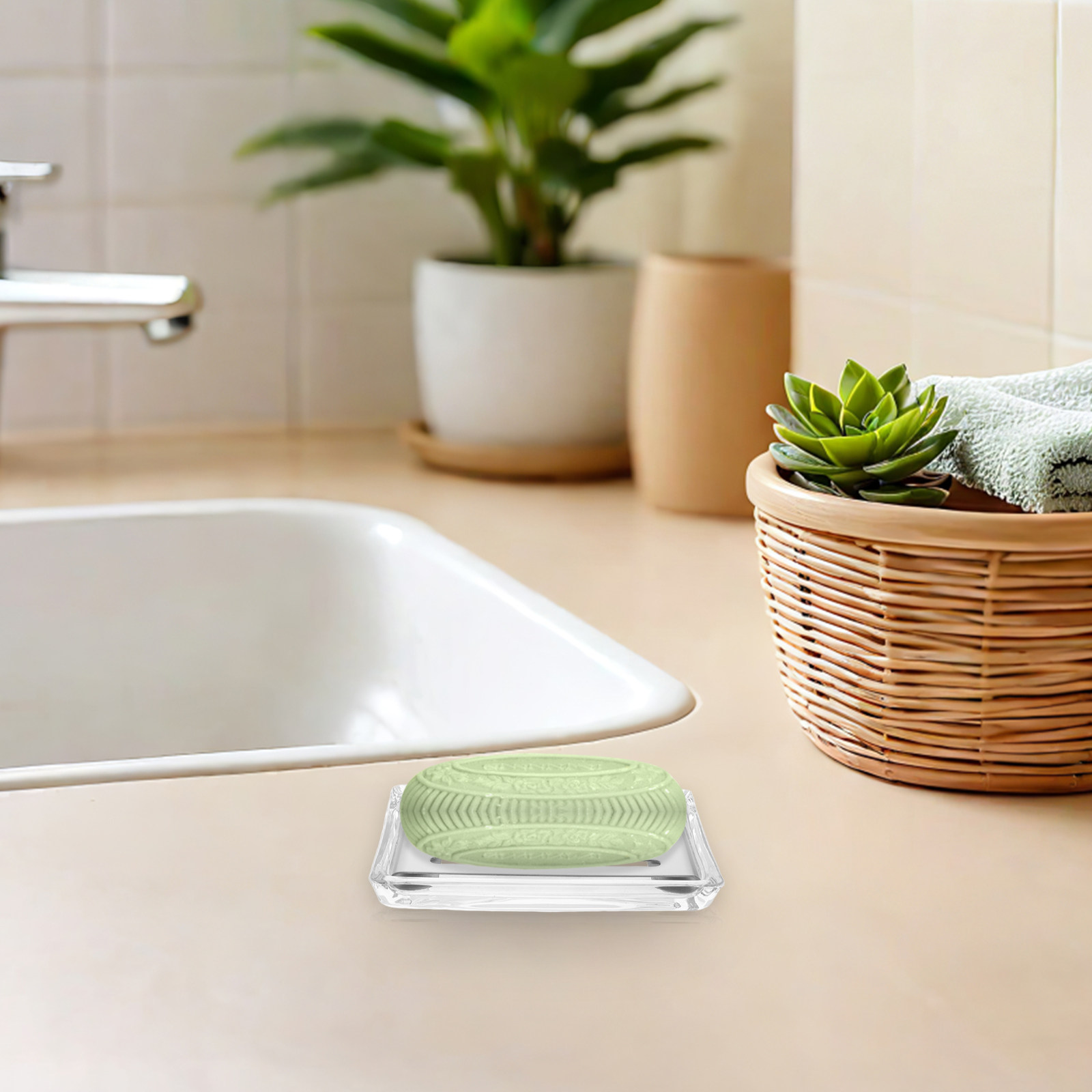 Self-Draining Glass Soap Dish  - огляд і ціна Glass Soap Dish