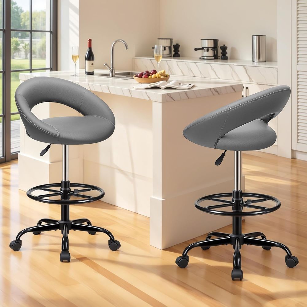 Gray 2-Pack Ergonomic PU Leath - огляд і ціна Home & Bathroom Building Products Pte Ltd