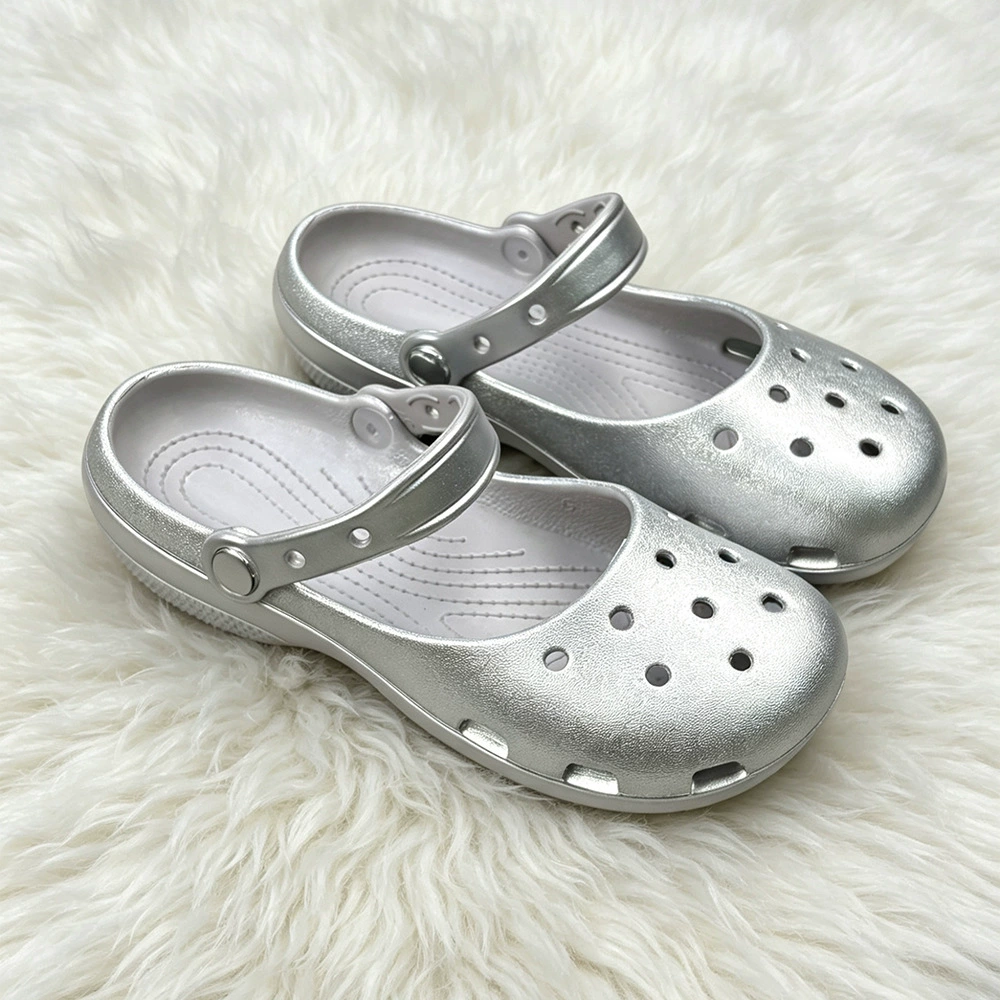 Summer New Silver Slip-on Clog - огляд і ціна Home For Bathroom