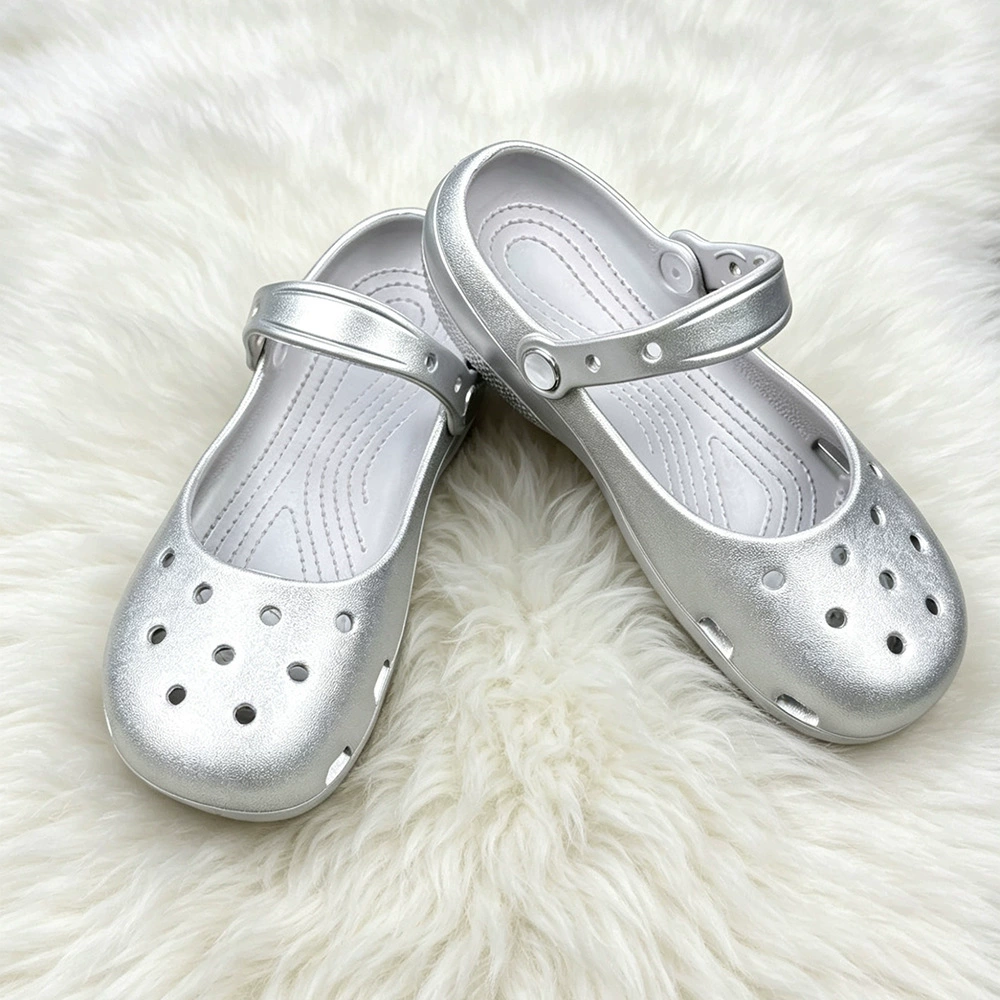 Summer New Silver Slip-on Clog - огляд і ціна Home For Bathroom