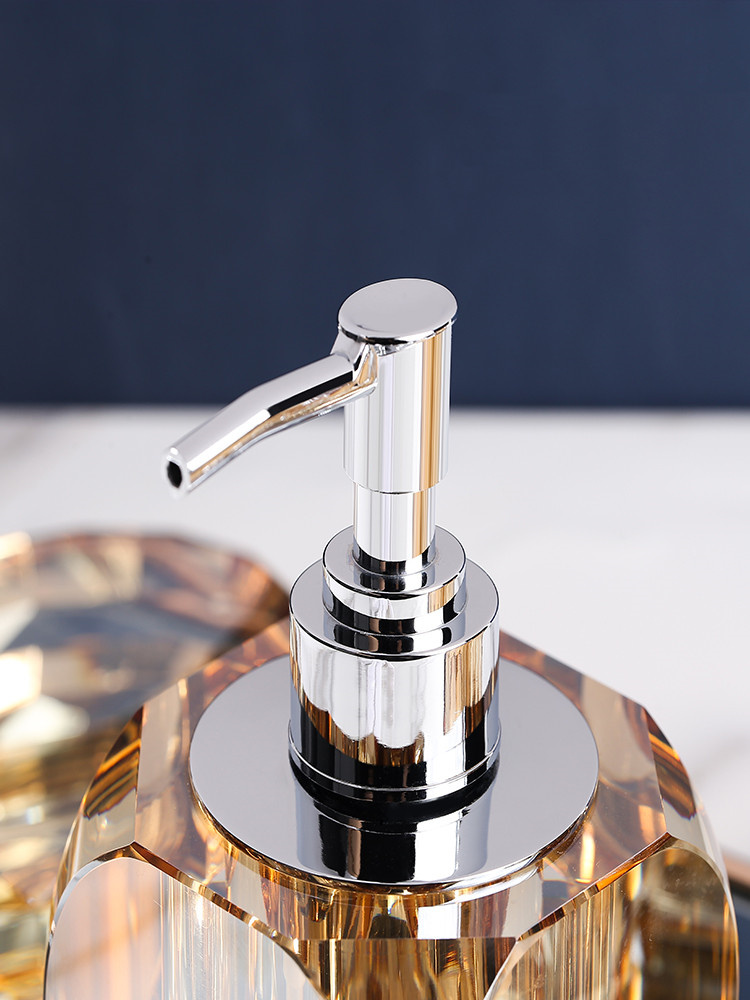 Bathroom Set Crystal Glass Liq - огляд і ціна Glass Soap Dish