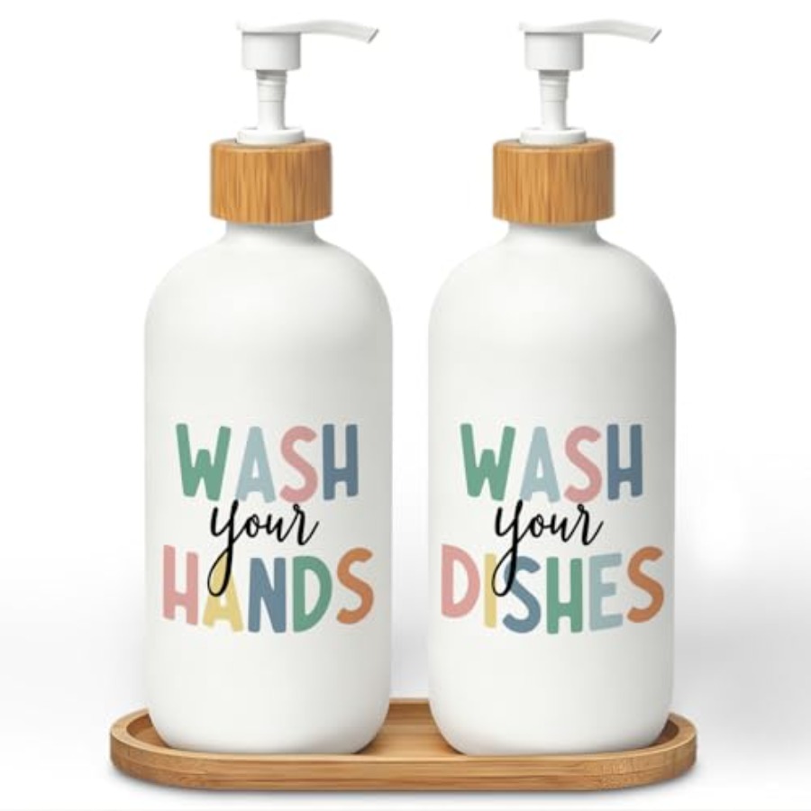Boho Hand and Dish Soap Dispen - огляд і ціна Glass Soap Dish