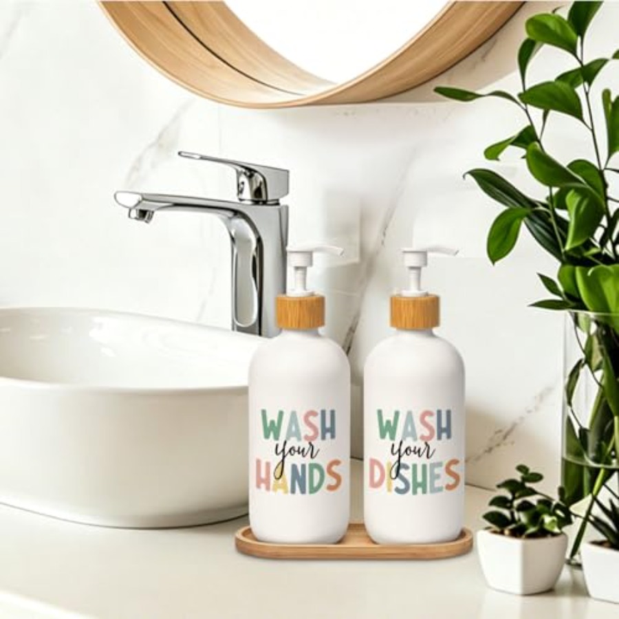 Boho Hand and Dish Soap Dispen - огляд і ціна Glass Soap Dish