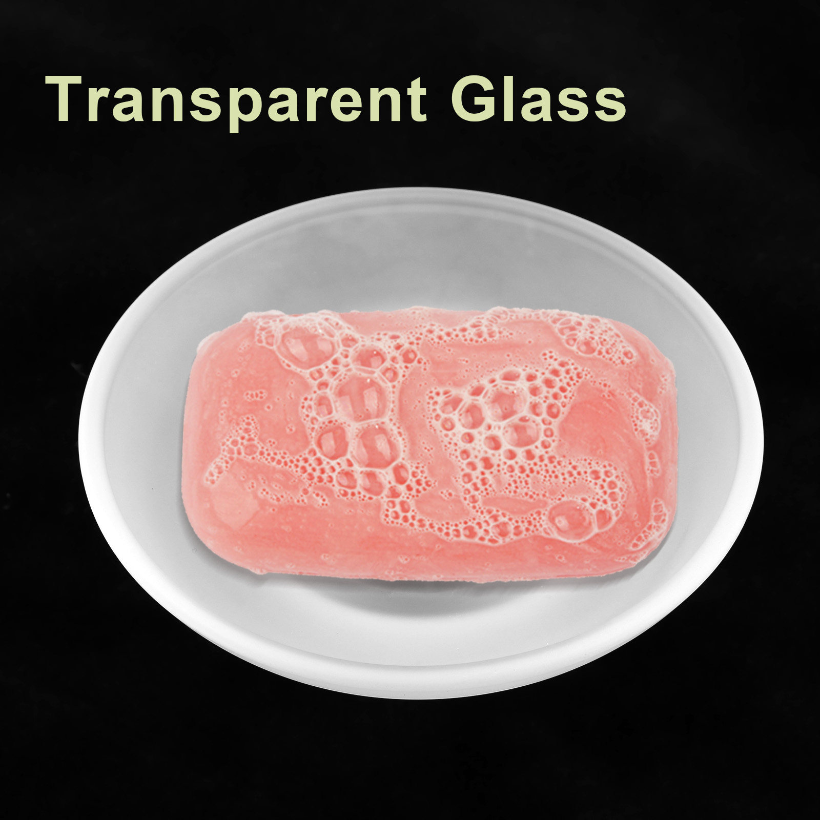 Frosted Transparent Glass Soap - огляд і ціна Glass Soap Dish