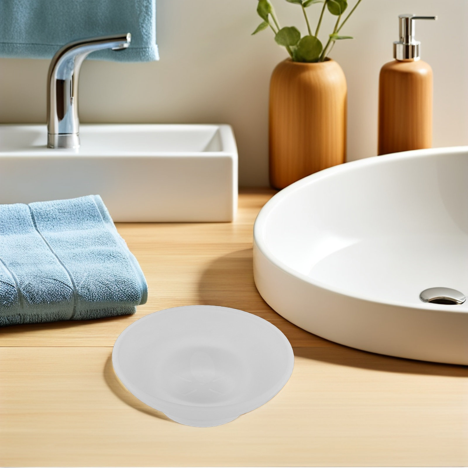 Frosted Transparent Glass Soap - огляд і ціна Glass Soap Dish