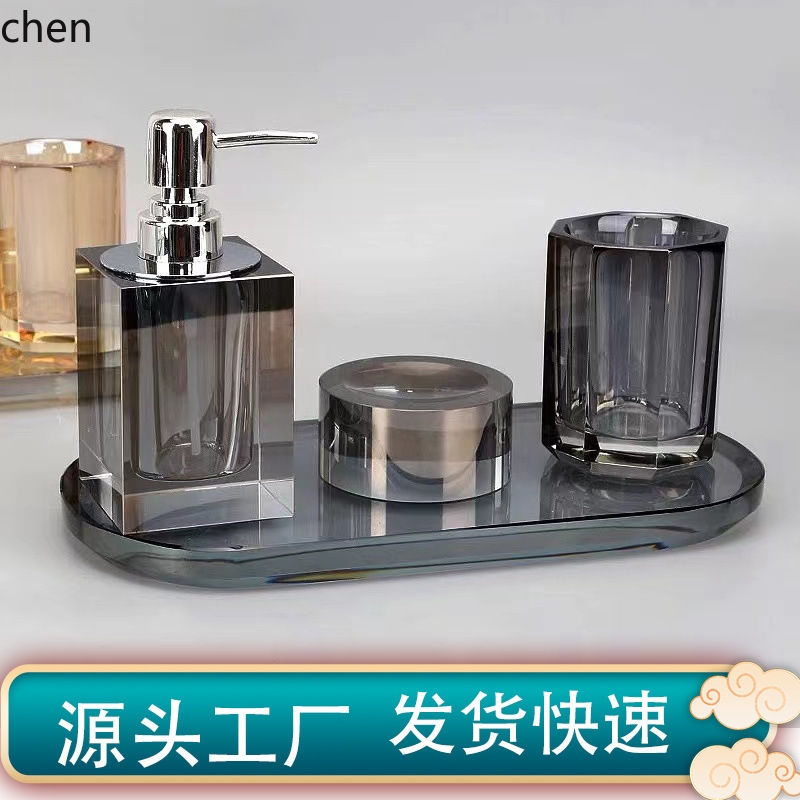 Zml crystal bathroom four-piec - огляд і ціна Glass Soap Dish