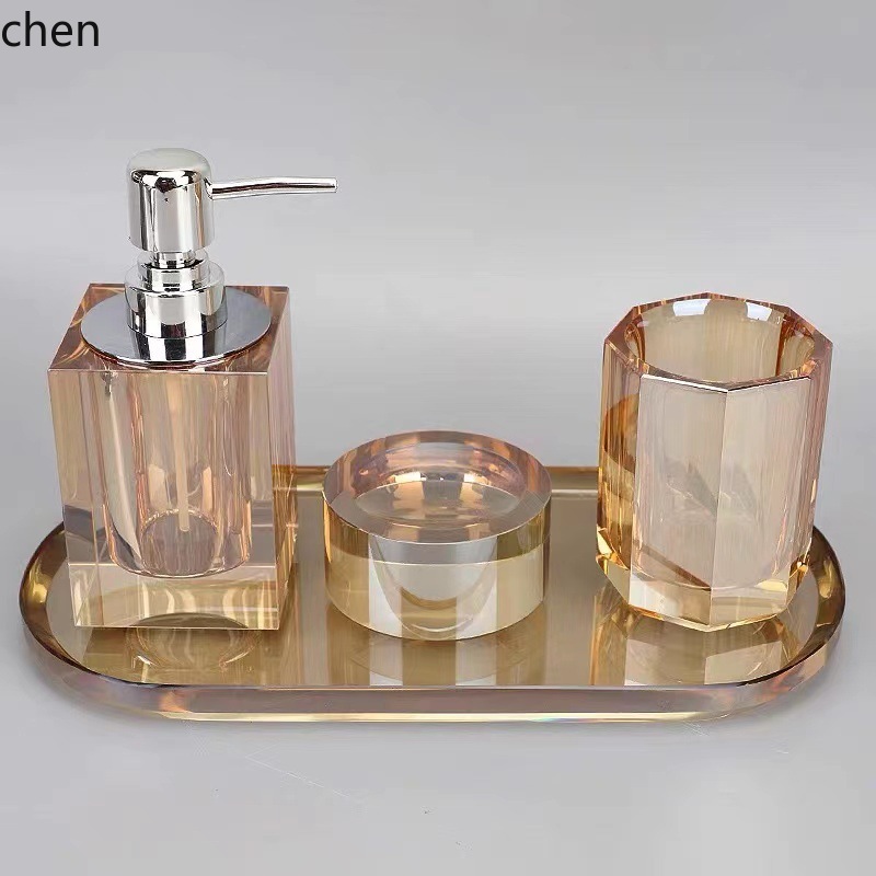 Zml crystal bathroom four-piec - огляд і ціна Glass Soap Dish