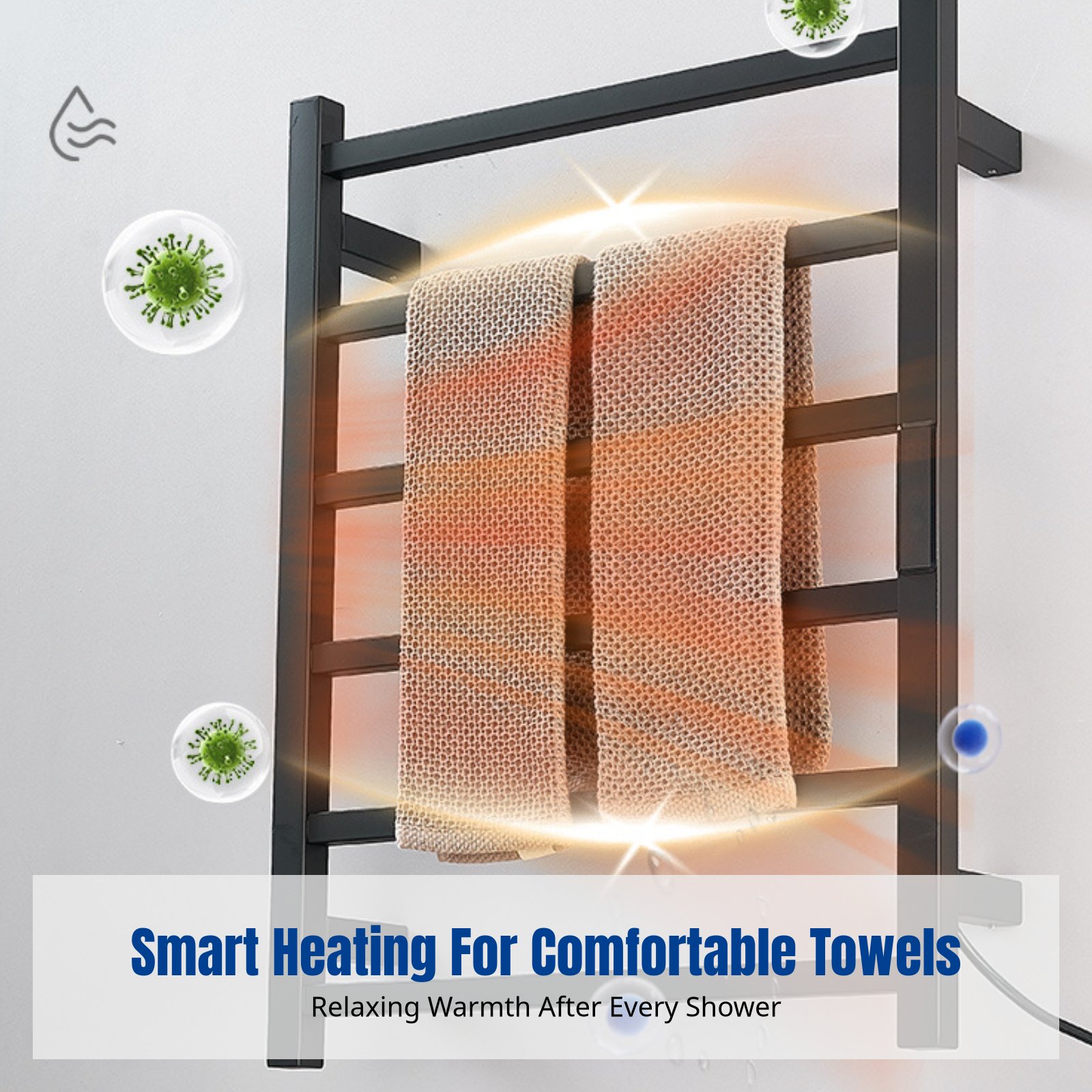 Smart Electric Towel Rack, Hea - огляд і ціна Home For Bathroom