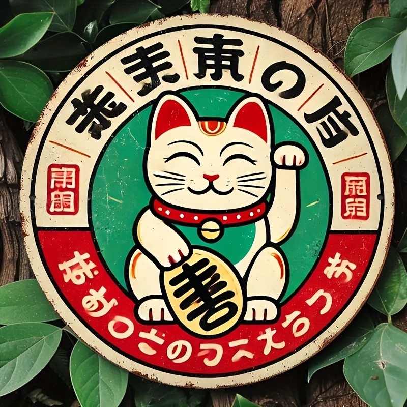 Vintage Japanese Maneki Neko C - огляд і ціна Home Bathroom Signs