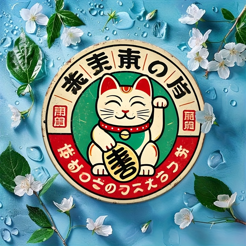 Vintage Japanese Maneki Neko C - огляд і ціна Home Bathroom Signs