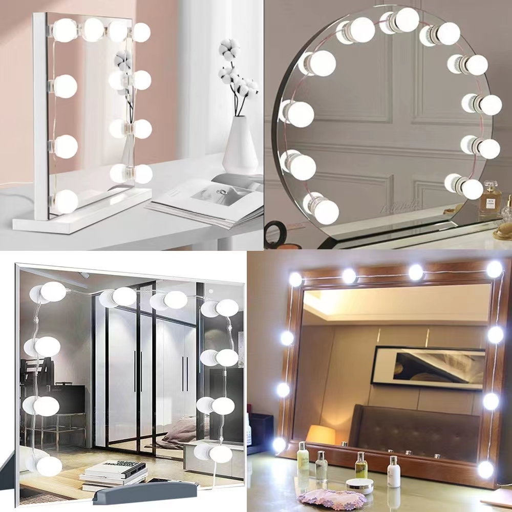 LED Light Paste Mirror Makeup  - огляд і ціна Home Theater Bathroom