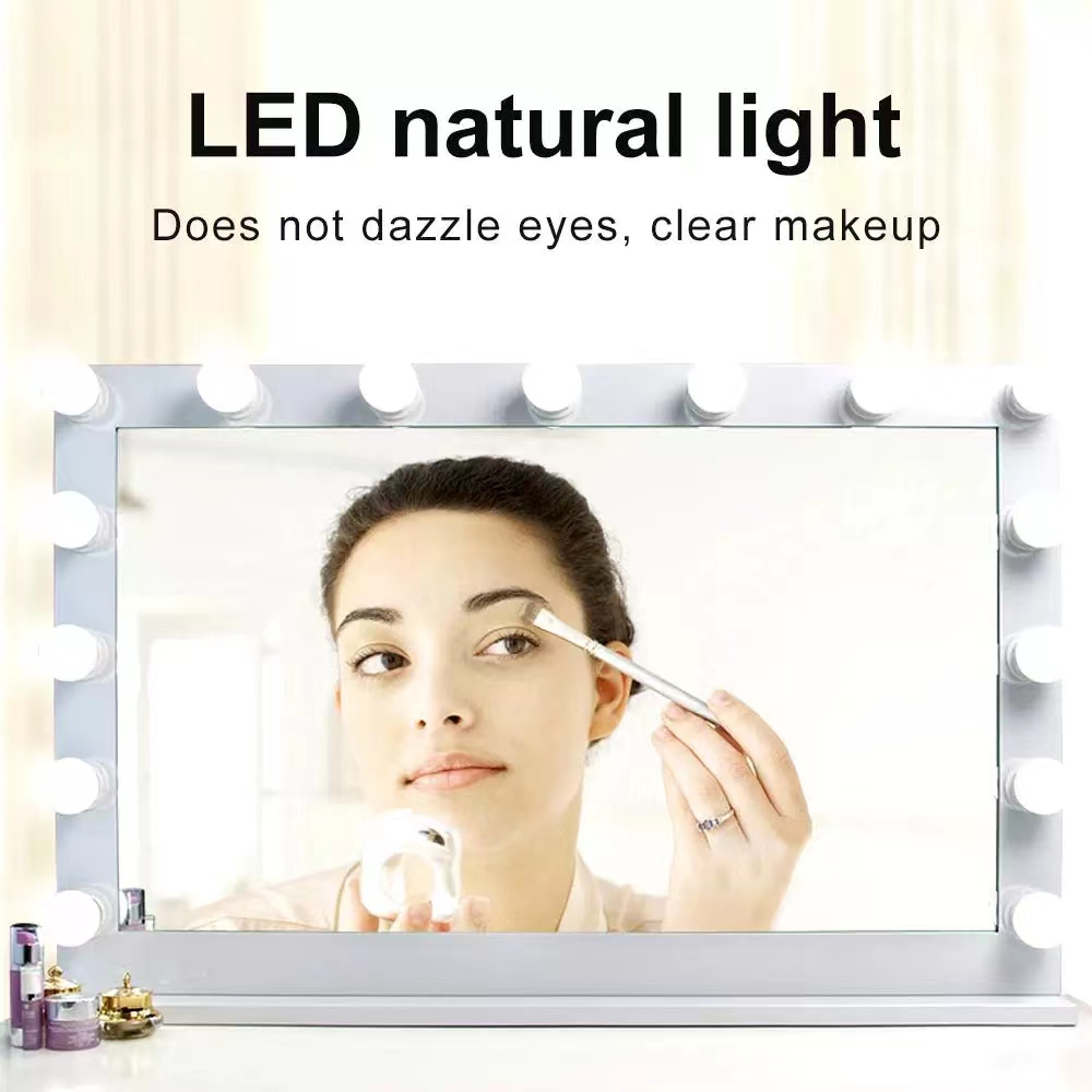 LED Light Paste Mirror Makeup  - огляд і ціна Home Theater Bathroom