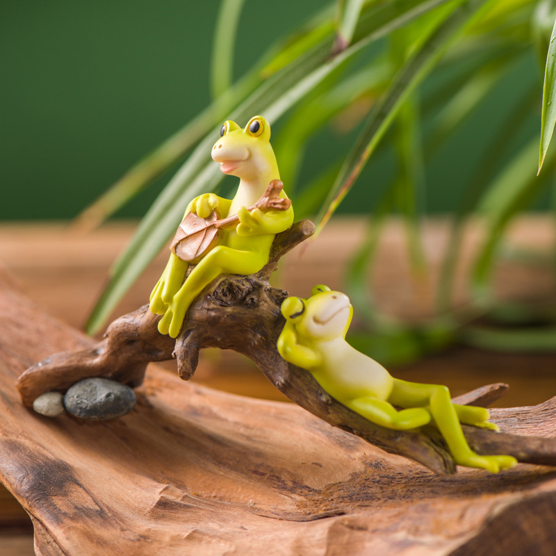 Resin Funny Frog Figurines For - огляд і ціна Home Bathroom Gadgets