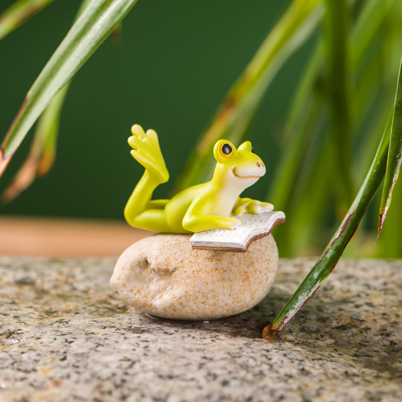 Resin Funny Frog Figurines For - огляд і ціна Home Bathroom Gadgets