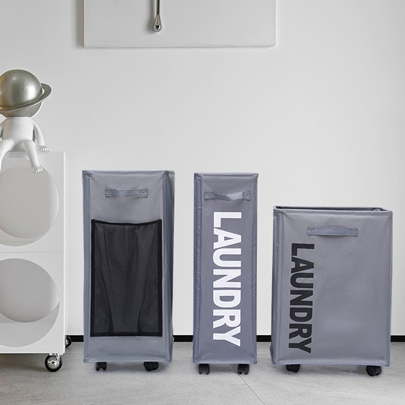 Foldable Fabric Laundry Hamper - огляд і ціна Home Essentials Bathroom Storage
